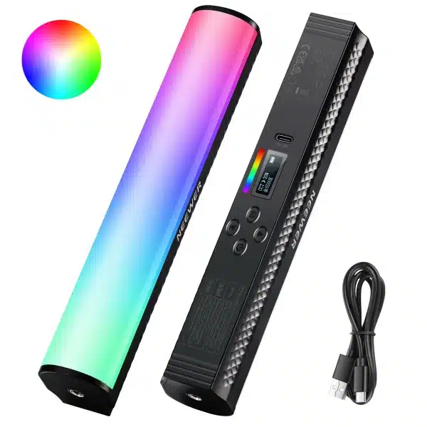 LUZ TUBO MAGNETICO NEEWER RGB LED 23CM